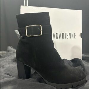 Black Suede Ankle Boots